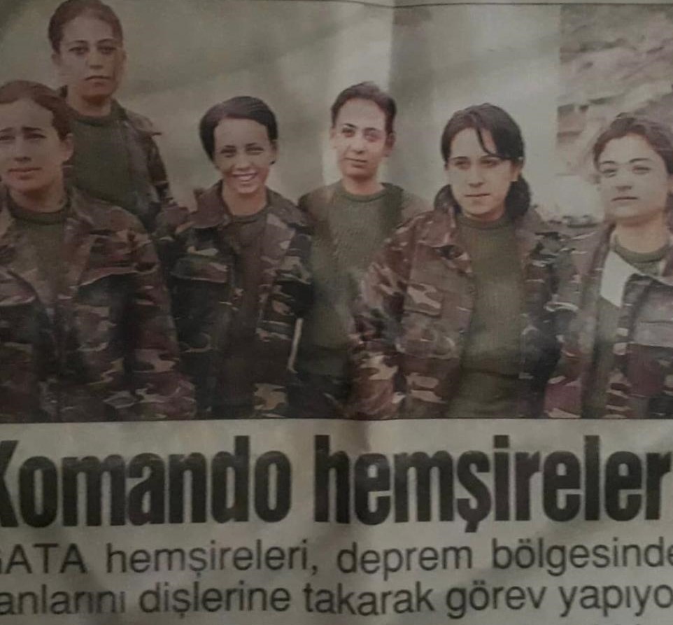 Ayfer Kölük Askeri hemşire olduğunuzda en zor şartlarda hizmet etmek bilinci aşılanır size.